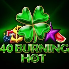 40 Burning Hot logo by Amusnet Interactive at Spin Dog Casino40 Burning Hot