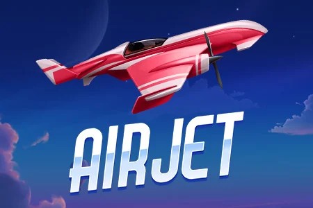 Air Jet logo by 100HP Gaming at Spin Dog CasinoAir Jet