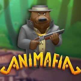 Animafia slot logo by Peter & Sons at Spin Dog CasinoAnimafia