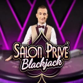 Blackjack Salon Privé online game logo by Ezugi on spin-dog.eu