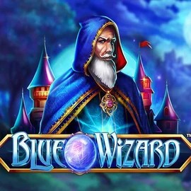 Blue Wizard slot logo by Quickspin at Spin Dog CasinoBlue Wizard