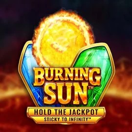 Burning Sun slot logo by Wazdan at Spin Dog CasinoBurning Sun