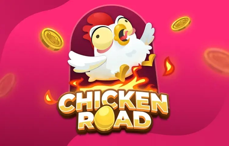 Chicken Road slot logo by InOut at Spin Dog CasinoChicken Road