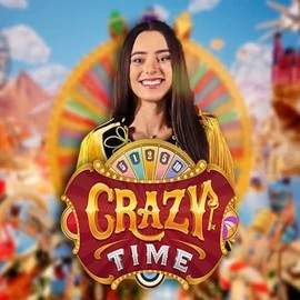 Crazy Time casino game by Evolution – featured logo at Spin Dog Casino