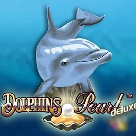 Dolphins Pearl Deluxe slot logo by Novomatic at Spin Dog Casino