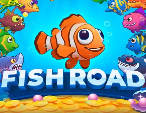 Logo of Fish Road from InOut at Spin Dog Casino