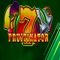 Logo of Fruitinator Jackpot King from Blueprint Gaming at Spin Dog Casino