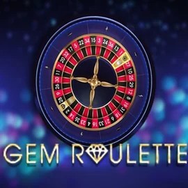 Gem Roulette slot logo by iSoftBet at Spin Dog CasinoGem Roulette
