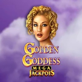 Logo of Golden Goddess Megajackpots from IGT at Spin Dog Casino