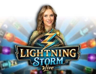 Lightning Storm logo – Live Casino by Evolution at Spin Dog Casino