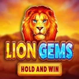 Lion Gems Hold and Win slot logo by Playson at Spin Dog CasinoLion Gems Hold and Win