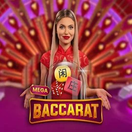 Live Casino logo of Mega Baccarat from Pragmatic Play at Spin Dog Casino