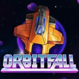 Orbitfall slot logo by ELK Studios at Spin Dog CasinoOrbitfall