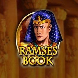 Ramses Book Deluxe slot logo by Gamomat at Spin Dog CasinoRamses Book Deluxe