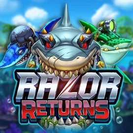 Logo of Razor Returns from Push Gaming at Spin Dog Casino