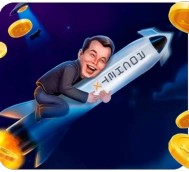 Rocket X slot logo by 1win Games at Spin Dog CasinoRocket X