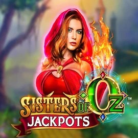 Sisters Of Oz Jackpots logo by Triple Edge Studios at Spin Dog CasinoSisters Of Oz Jackpots