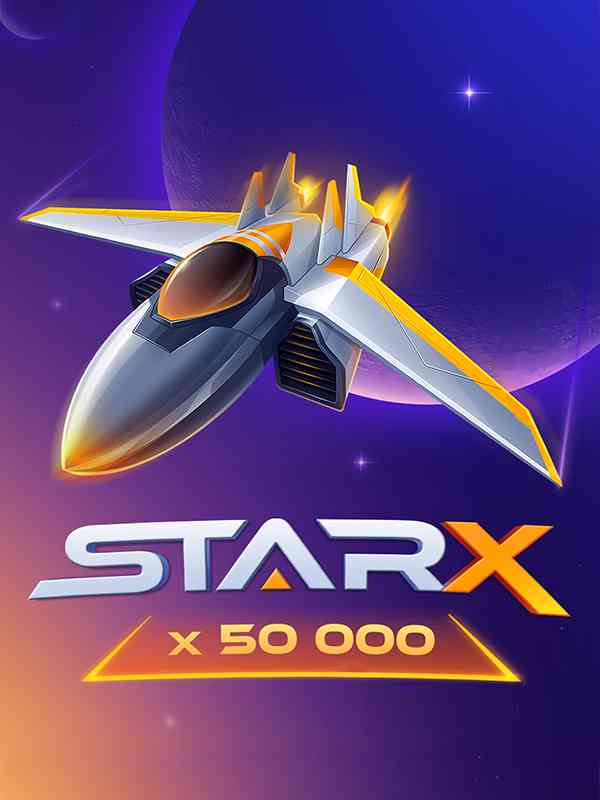 Logo of StarX from 100HP Gaming at Spin Dog Casino