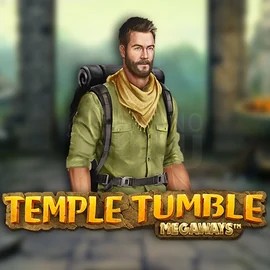 Temple Tumble Megaways slot logo by Relax Gaming at Spin Dog CasinoTemple Tumble Megaways